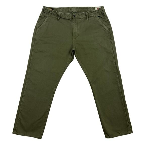 BDD Benzak BP 06 Scout Pants Mens 38 Green Japanese Selvedge Military Sateen